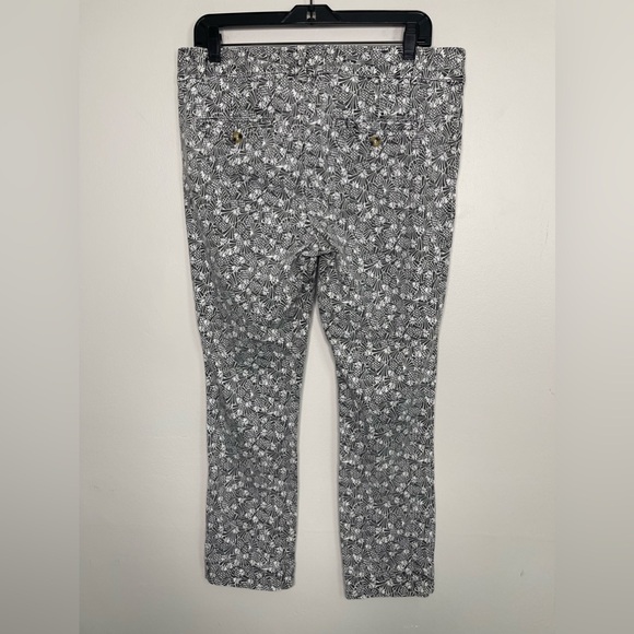 Anthropologie Bowery Pineapple Print Cropped Jeans Sz 16R XL Stretchy Comfort - Picture 6 of 11